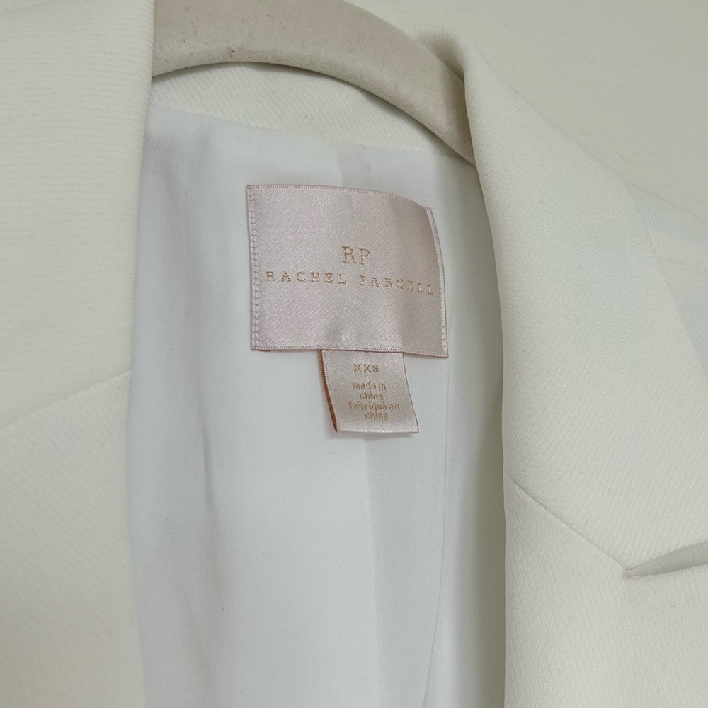 Rachel Parcell Fitted Blazer in Ivory Cloud - Picture 3 of 6